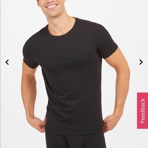 New Spanx Mens Zero Sculpt Modal Tee - Sz L